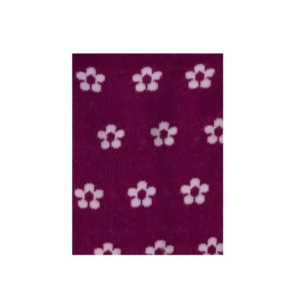 Wonder Nation 2 Pair Toddler Girl Knit Tights Size 6-18M Pink With Flowers/Pink
